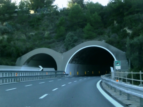 Mortola Tunnel eastern portals