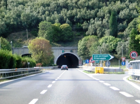 Apparizione Tunnel eastern portal