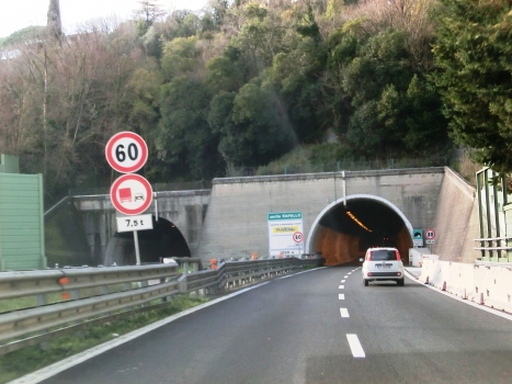 Rapallo Tunnel western portals