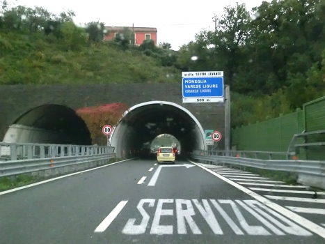 San Bernardo Tunnel western portals