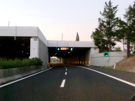Santa Luce Tunnel southern portals