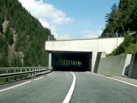 Tragli Tunnel northern portal