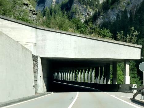 Tragli Tunnel southern portal