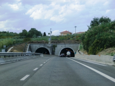Colle Moretto Tunnel southern portals