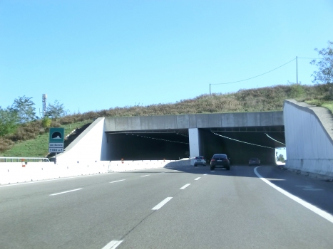 Del Boncio Tunnel northern portals