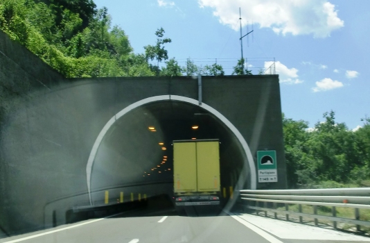 Partigiano Tunnel northern portal