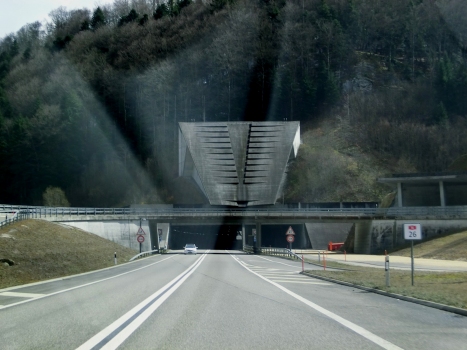 Tunnel du Mont Russelin northern portal