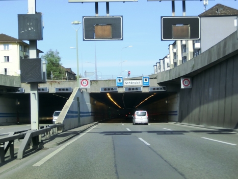 Schöneich Tunnel western portals