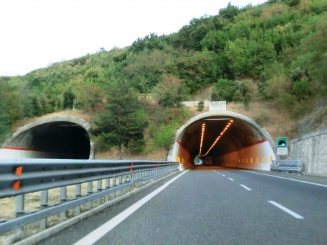 Baldassarre Tunnel northern portals