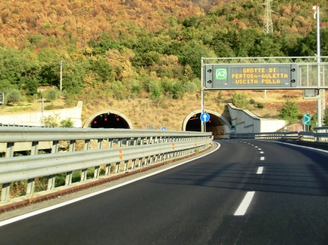 Costa Incoronata Tunnel northern portals