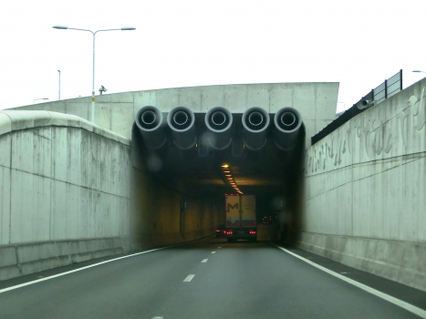 Koning Willem-Alexandertunnel lower tube northern portal