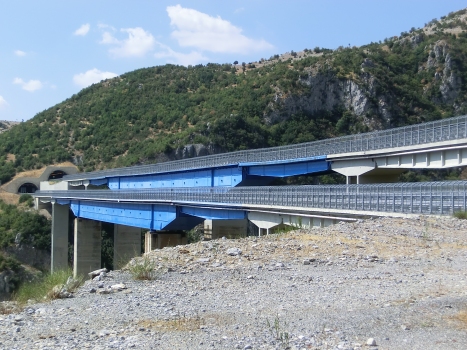 Rago Viaduct and Cillarese eastern portals