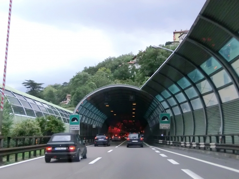 Piedicastello Tunnel northern portal