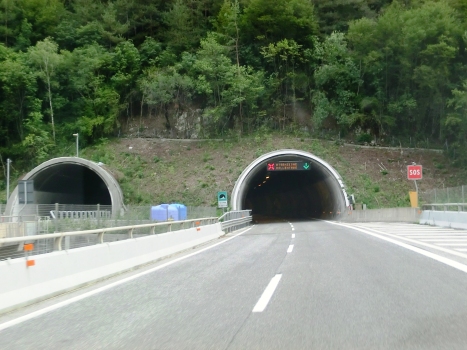 Raccolana Tunnel southern portals