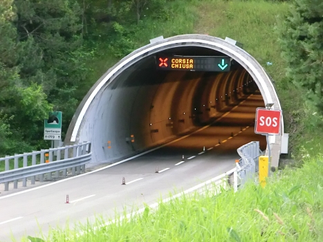 Spartiacque Tunnel western portal