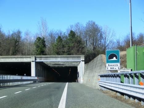 Boscarola Tunnel southern portals