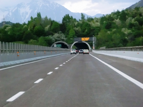 San Floriano Tunnel southern portals