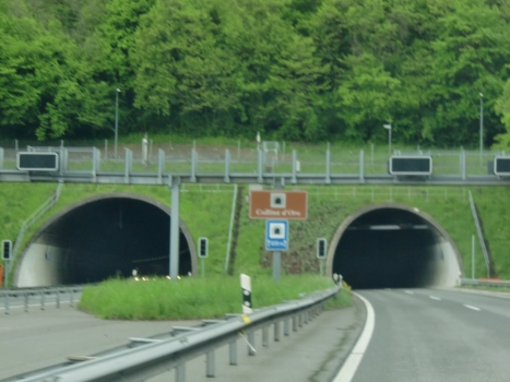 Collina d'Oro Tunnel southern portals