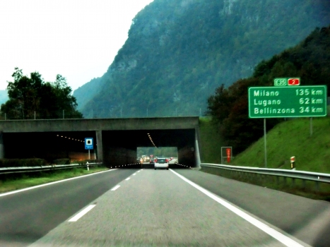 Gribbiasca Tunnel nothern portals