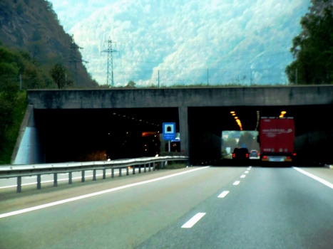 Gribbiasca Tunnel southern portals