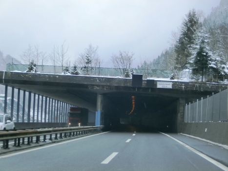Güetli Tunnel southern portals