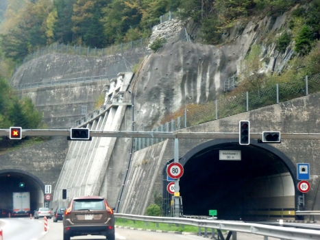 Intschi 1 Tunnel northern portals