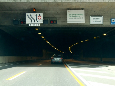 Schlund Tunnel southern portal