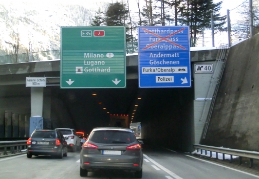 Schoni Tunnel northern portal