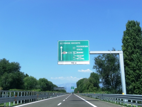 A 31 motorway at Superstrada Pedemontana Veneta interchange