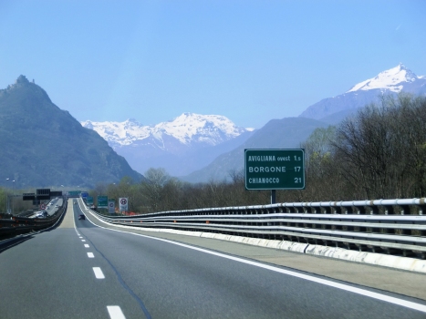 A 32 Motorway (Italy) at Avigliana