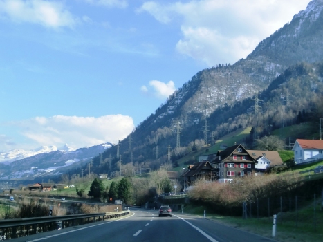 A 4 Motorway (Switzerland) in Canton Schwitz