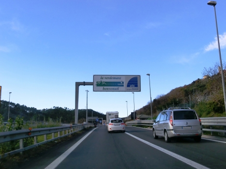Start of A 6 Motorway (Italy) in Savona