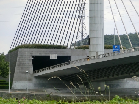 Tranchée couverte de Kinkempois western portals and Pont du Pays de Liège
