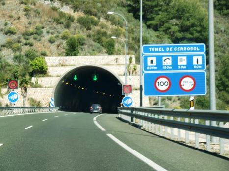 Cerrosol Tunnel western portal