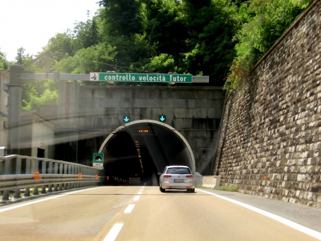 Southbound Giovi Tunnel northern portal
