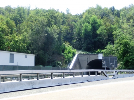 Northbound Giovi Tunnel northern portal