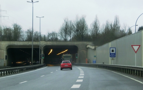 Mersch Tunnel northern portals
