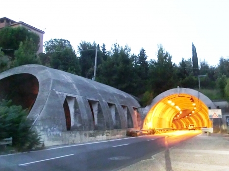 Castellano Tunnel southern portals