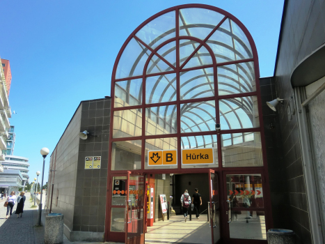 Metrobahnhof Hůrka