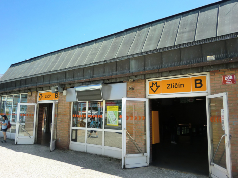 Metrobahnhof Zličín