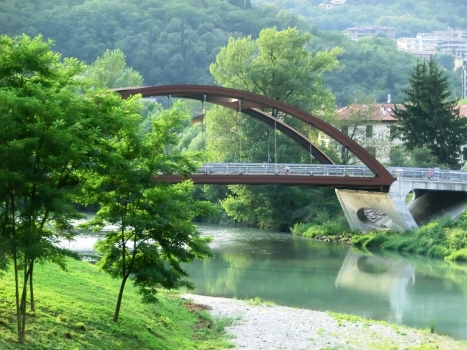 Neue Ogliobrücke Montecchio