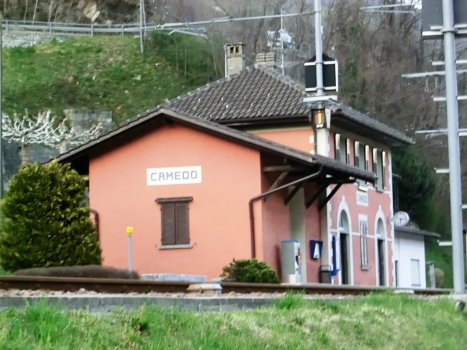 Vigezzina-Centovalli Railway at Camedo Station