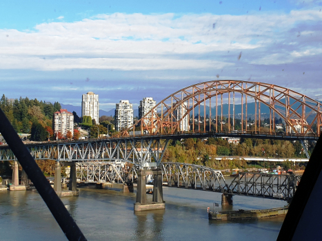 CNR Bridge (below) and Pattullo Bridge