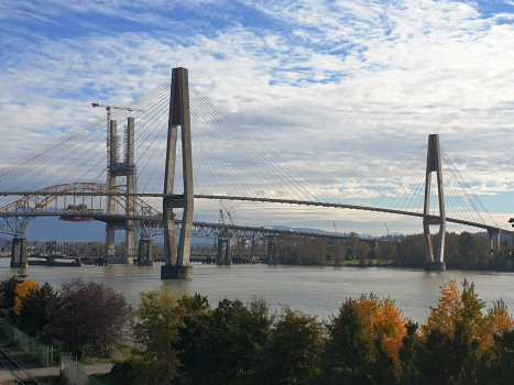 SkyBridge and, successively, Pattullo Bridge CNR Bridge and New Pattullo Bridge