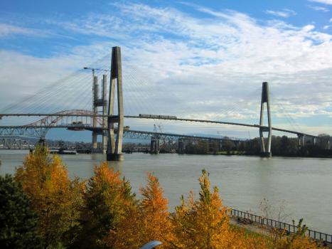 SkyBridge and, successively, Pattullo Bridge CNR Bridge and New Pattullo Bridge