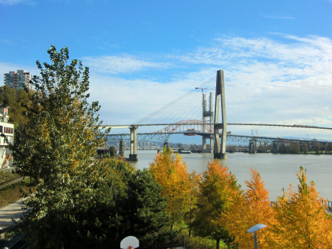 SkyBridge and, successively, Pattullo Bridge CNR Bridge and New Pattullo Bridge