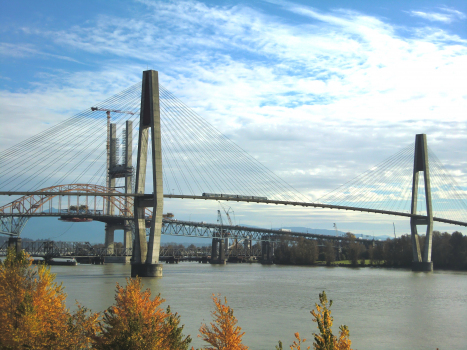 SkyBridge and, successively, Pattullo Bridge CNR Bridge and New Pattullo Bridge