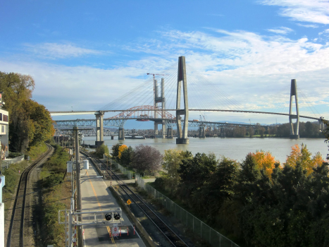 SkyBridge and, successively, Pattullo Bridge CNR Bridge and New Pattullo Bridge