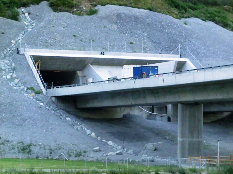 Visp Tunnel eastern portals