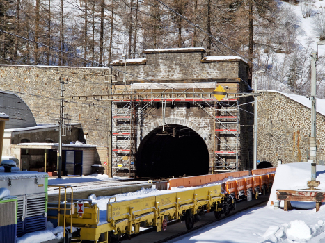 Lotschberg Tunnel southern portal